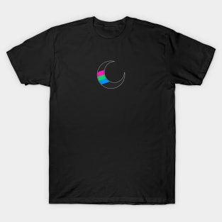 Poly Pride Crescent Moon T-Shirt